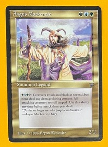 Angus Mackenzie Signed サインド 英語版 MTG MTG Magic Angus Mackenzie Signed x1 English Legends Bryon Wackwitz