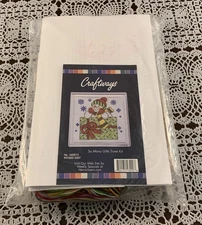 Herrschners Craftway Snowman Trivet Counted Cross Stitch Kit 560015 New Open Pkg
