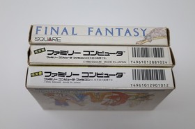 Final Fantasy I II III 1 2 3 Nintendo Famicom Box Manual Japan *US Seller* *Work