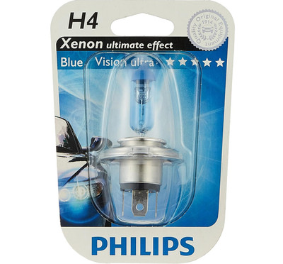 Philips H4 Xenon Ultimate Blue Vision Ultra | NEU | Autolicht | 12V