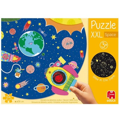 GOULA - XXL-Weltraum-Puzzle - 25 Teile Spiel Deutsch 2025 Jumbo Spiele GmbH