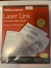 2020 OFFICE DEPOT LASER LINK SOFTWARE SUITE   Open box/Unused New