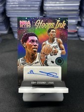 2023-24 Panini Nba Hoops Premium Stock Hoops Ink Sidy Cissoko #HI-CIS Ice Prizm