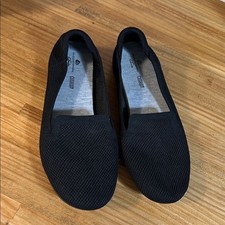 Clarks Cloudsteppers Women s Knit Shoes Size 8 Black Flats