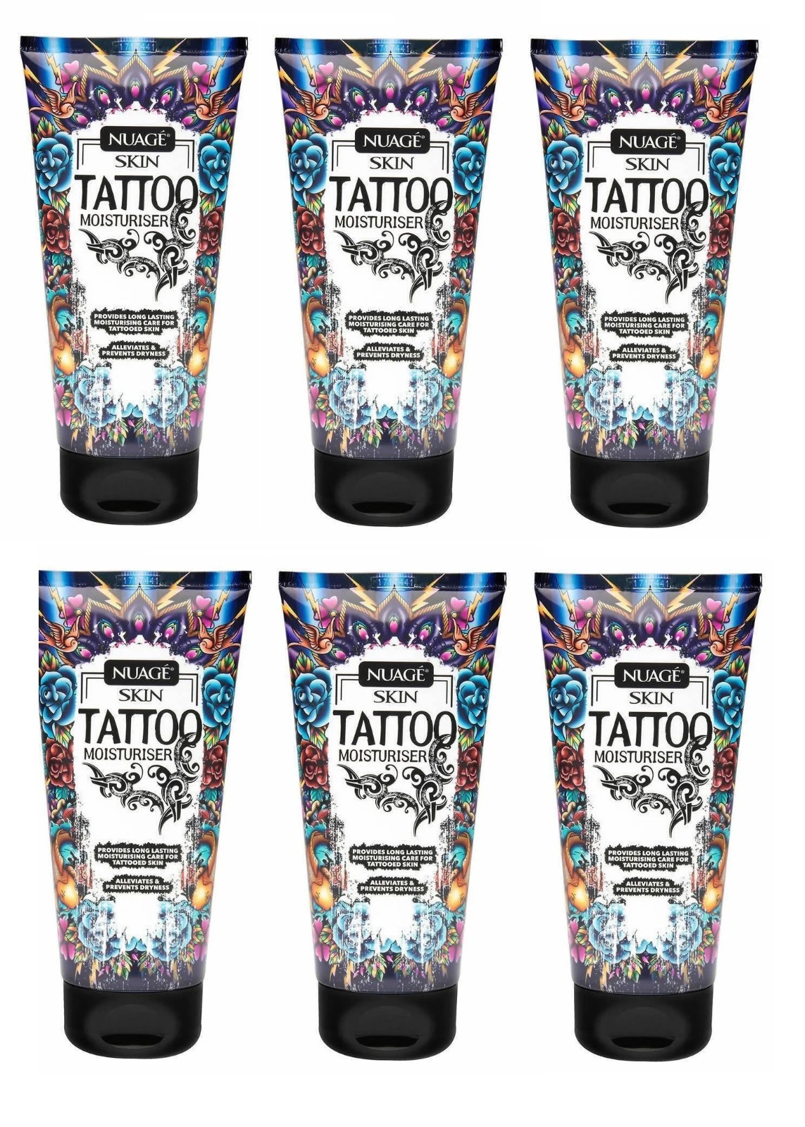 Nuage Skin Tattoo Moisturiser Hydrating Aftercare For Tattoos 150ml | 6 Pack