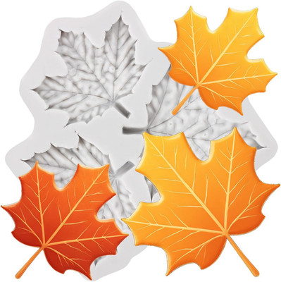 Maple Leaf Polymer Clay Molds Maple Leaves Silicone Mold for Epoxy Resin Casting
