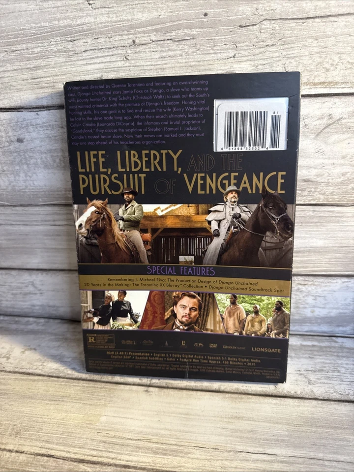 Django Unchained DVD New Sealed Special Edition Slipcover Pursuit Of Vengeance - Image 3 of 4