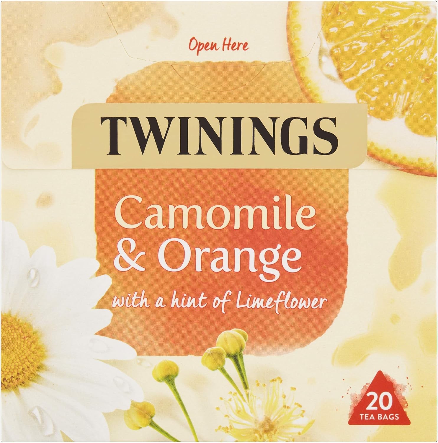 Twinings Camomile and Orange Herbal Tea bags, 20 Tea bags