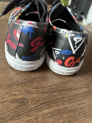 Guess - Sneaker - Damen - Gr. 39, schwarz-bunt, gebraucht - Bild 4 von 4