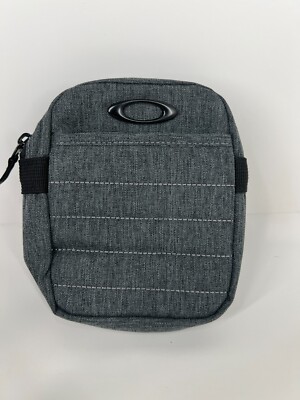 Oakley Crossbody Bag small travel pouch shoulder strap adjustable grey