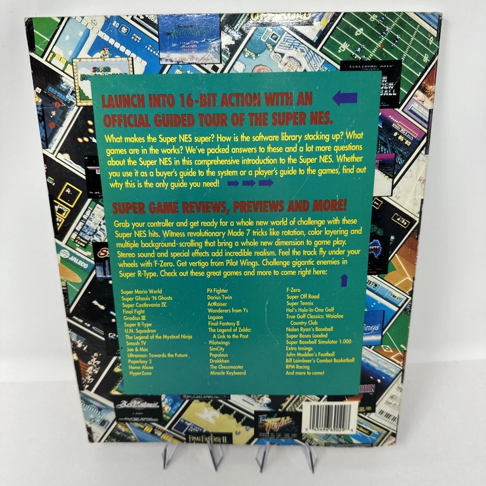 Official Super NES Player's Guide Book SNES Super Nintendo 1992 - Image 2 of 4