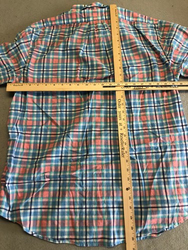 Vineyard Vines Shirt Men's Large Multicolored Plaid LS Collared Button Down - Picture 5 of 5