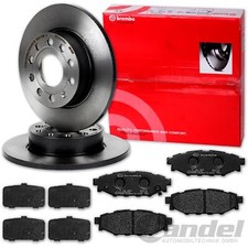 brembo BREMSSCHEIBEN 286mm + BELÄGE HINTEN passend für TOYOTA GT 86 + BRZ