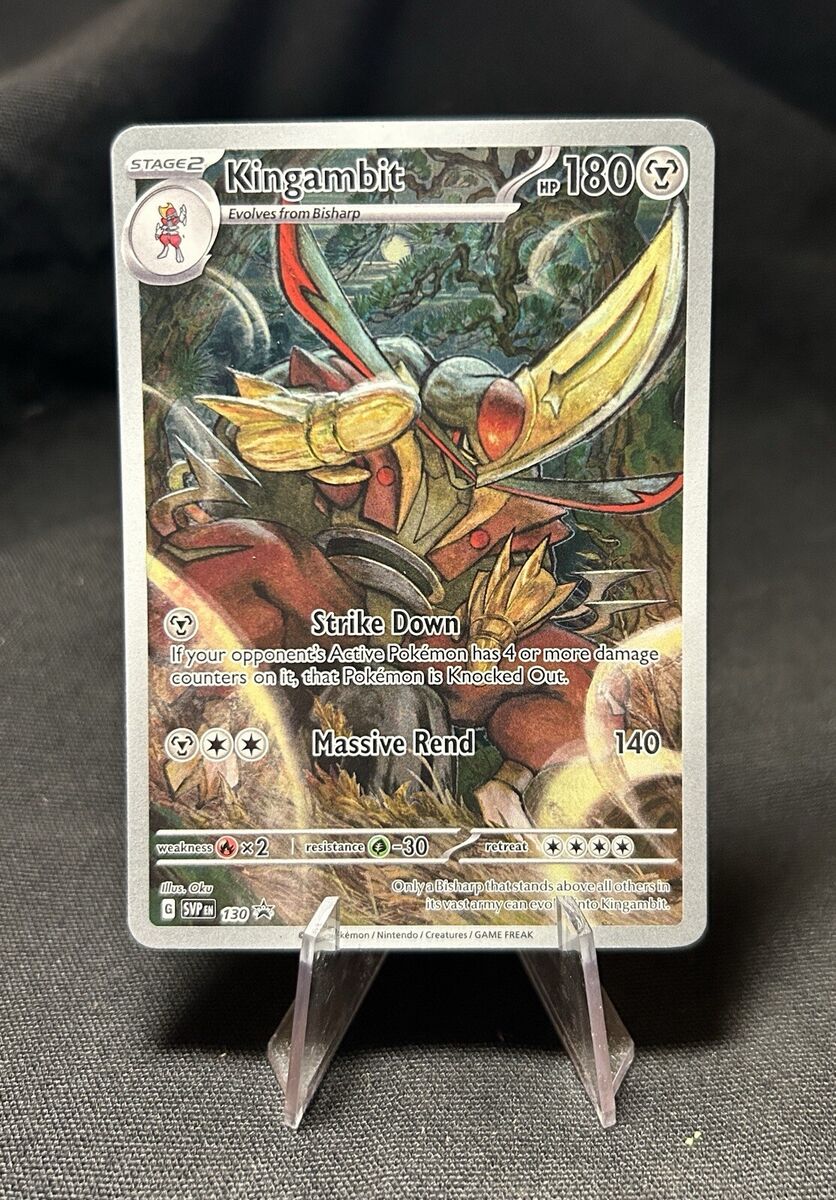 KINGAMBIT 130 NM HOLO PROMO SHROUDED FABLE POKÉMON ENGLISH KINGAMBIT 130 NM HOLO PROMO SHROUDED FABLE POKÉMON ENGLISH
