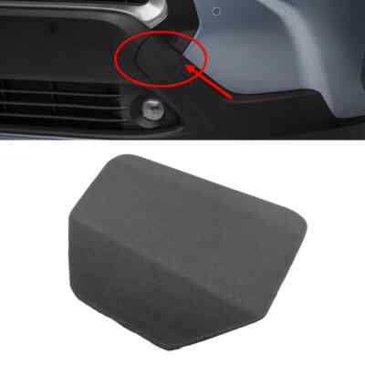 Goholy Car Front Bumper Tow Hook Cover Compatible With Toyota Corolla Cross 2020 2021 2022 2023 Trailer Cover Cap 53128 0a060 531280a040 Towing Eye Cap Matte Black Left Driver Side