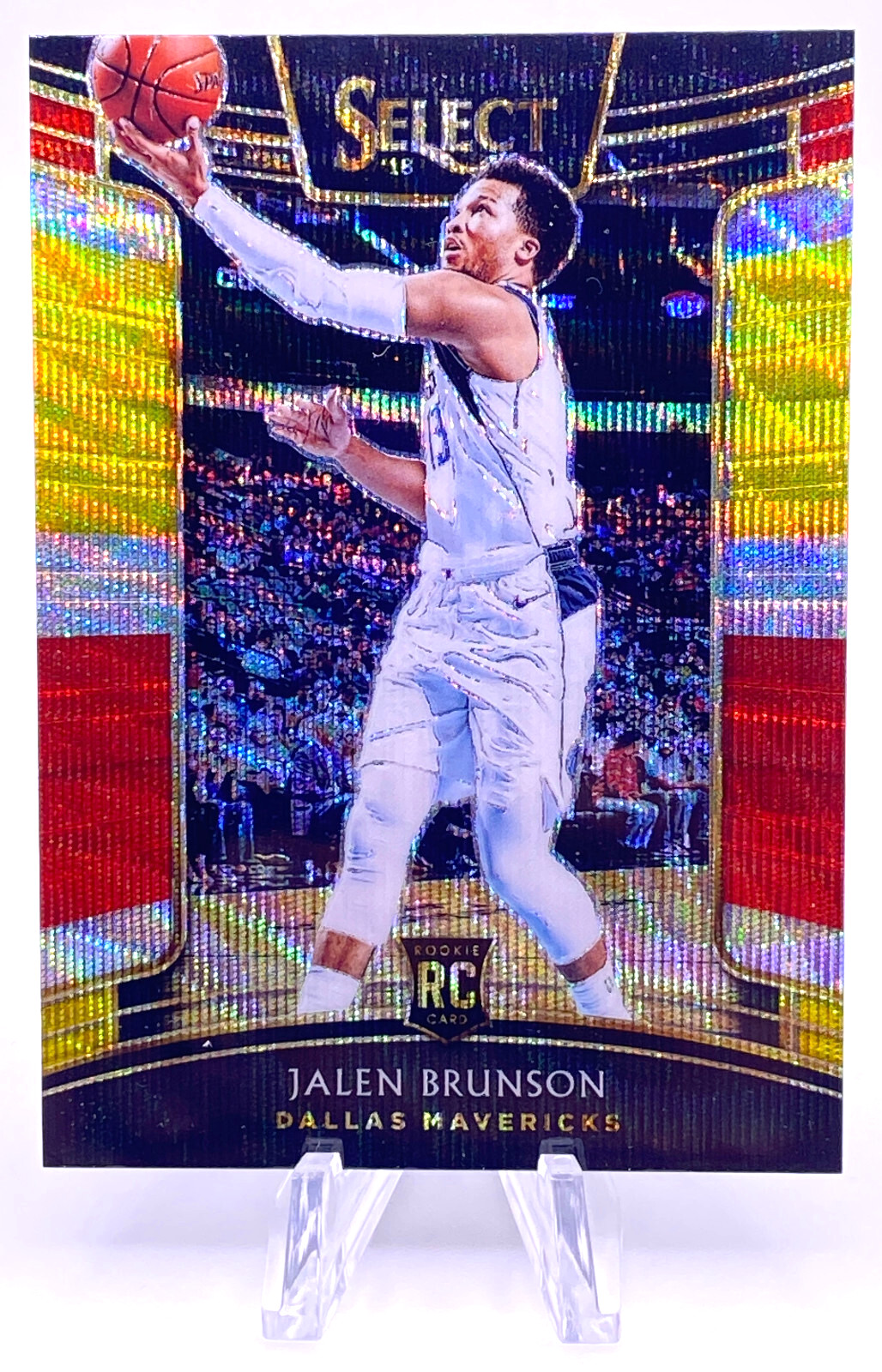 Jalen Brunson 2018-19 Panini Select Tri Color Concourse ROOKIE NM RC #8