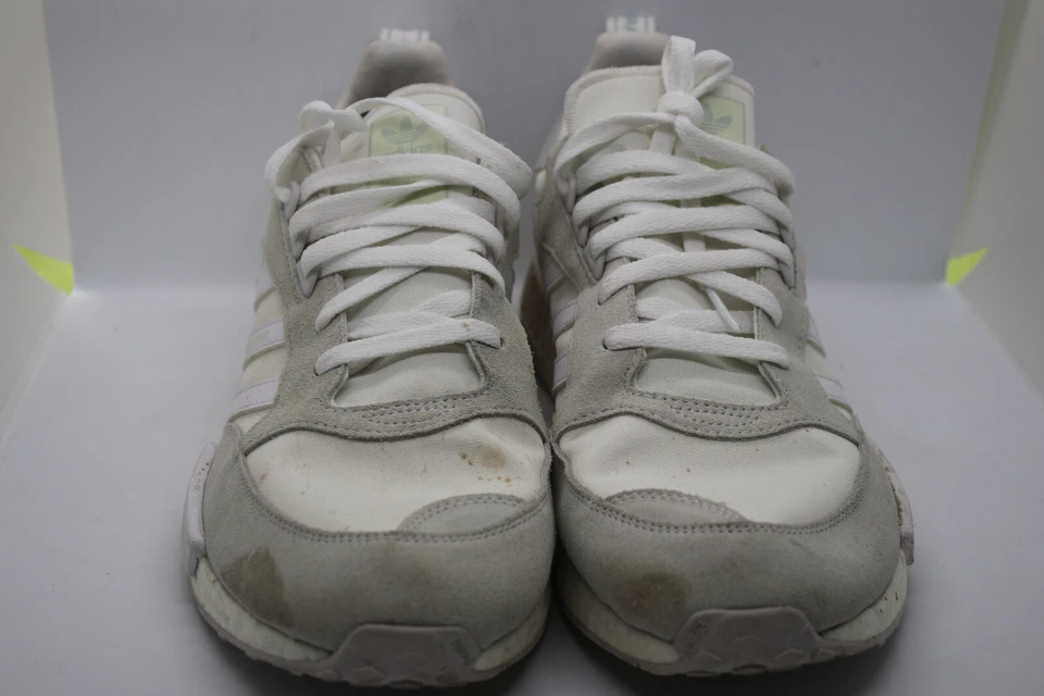 Adidas Originales Boston Super x R1 NMD Boost Triple Blanco Tenis Para Hombre 12.5 47 Foto 2 de 4