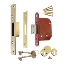 5 Lever BS3621 High Security Deadlock 64 or 76mm