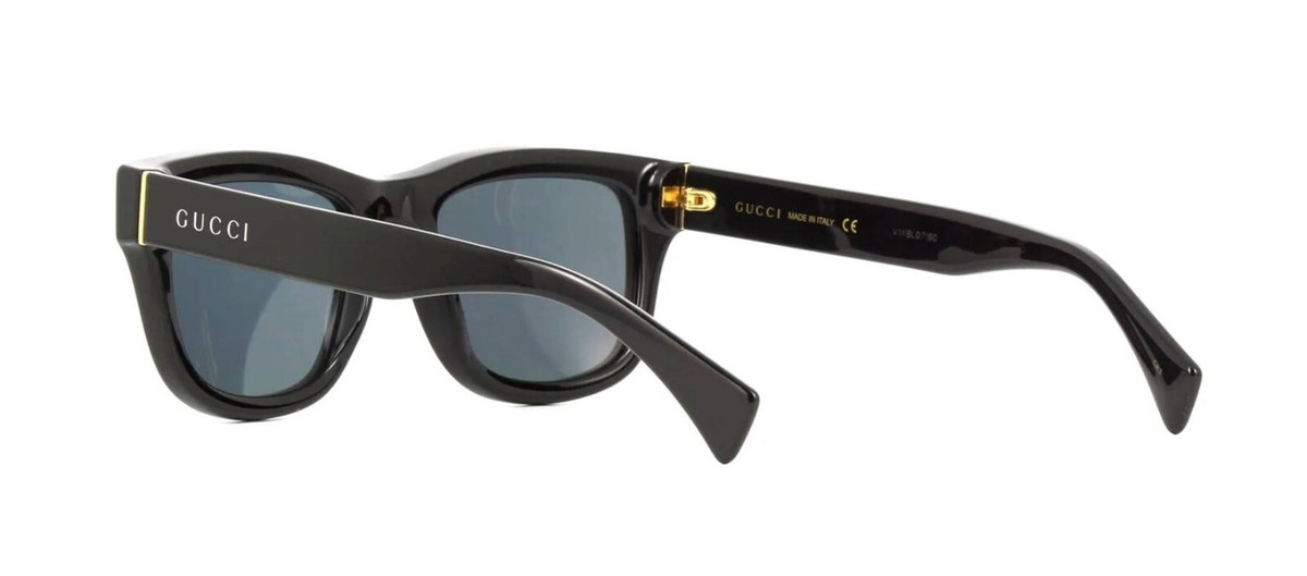グッチ サングラス GG1135S ブラック ゴールド ユニセックス イタリア製 Gucci GG1135S - 002 Black | Sunglasses Man