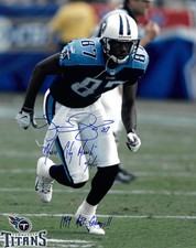 Kevin Dyson signed Tennesse Titans 16x20 Photo MusicCity Miracle/01/08/00/Champs