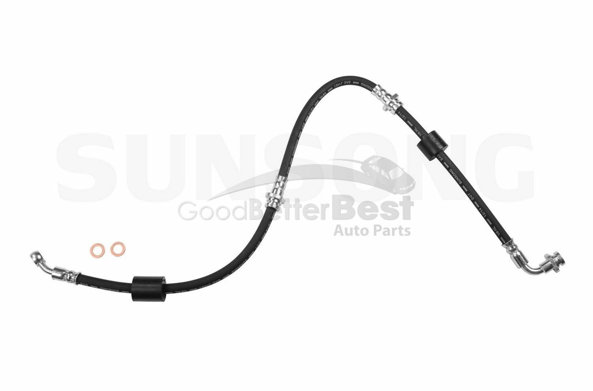 One New Sunsong Brake Hydraulic Hose Front Left 2202365 | eBay