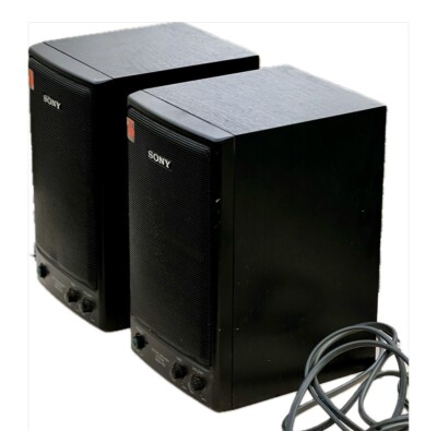 Sony SRS- 170  Hi-Fi Aktiv Lautsprecher System - Vintage 