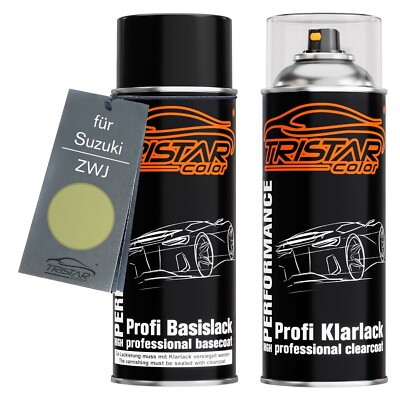 Autolack Spraydosen Set für Suzuki ZWJ Positive Green Metallic Basis Klarlack