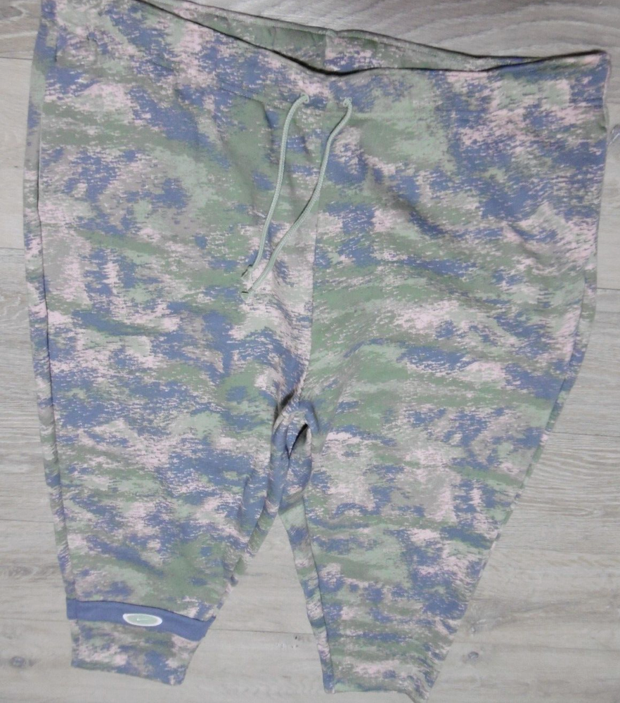 NIKE NWT Women's 3XL Jogger Sweatpants Green Camo Fleece Standard Fit