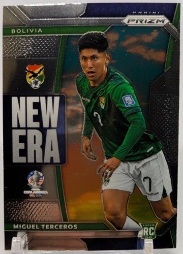 â½2024 Panini Prizm CONMEBOL Copa America - New Era #2 Miguel Tercerosâ½