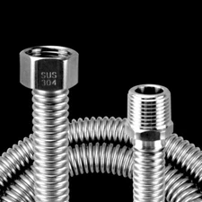 Stainless Steel Inlet Hose pipe Thread 1/2" 3/4" for Water heater toilet faucet