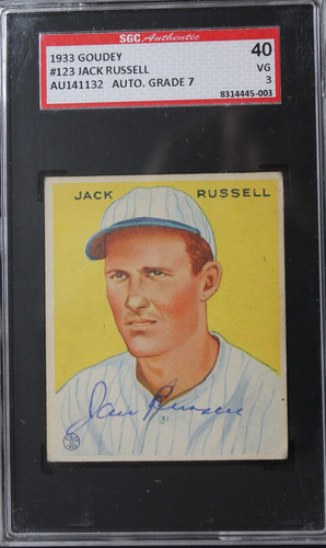 1933 Jack Russell #123
