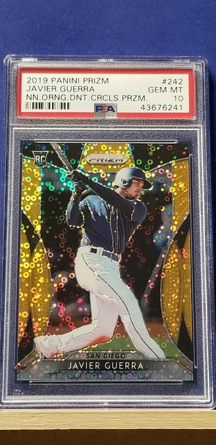 Javier Guerra - 2019 Panini Prizm Neon Orange Donut Circles Prizm  PSA 10