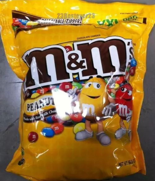 Peanut Milk Chocolate M&M's Candy - 1 Pound Bag