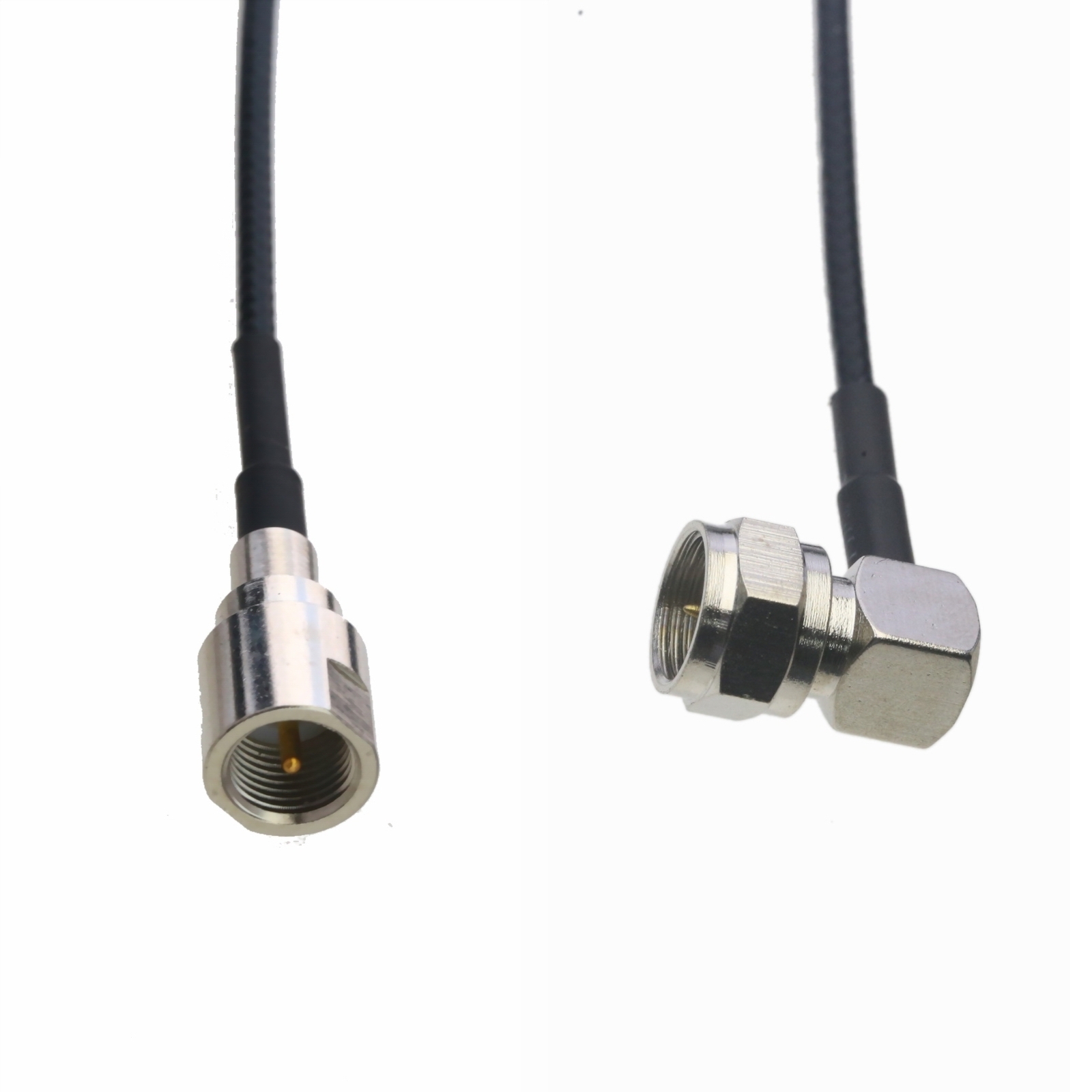 RF DVB Cable FME male to F plug right angle RG316 6