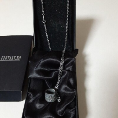 Final Fantasy 16 Clive Model Earcuff Style Silver Necklace Pendant