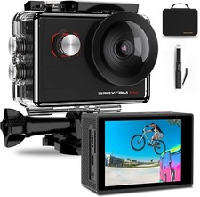 Apexcam M90 Pro EIS Actionkamera 4K 20MP WIFI für Sport 170° Weitwinkel 40M Wa