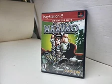 MAXIMO Ghosts to Glory GH CIB Complete for Playstation 2 PS2 (V/GOOD )#D26