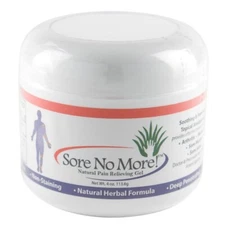 3-PACK Sore No More Therapy Pain Relief Arthritis 4 oz. Jar Natural Fibromyalgia