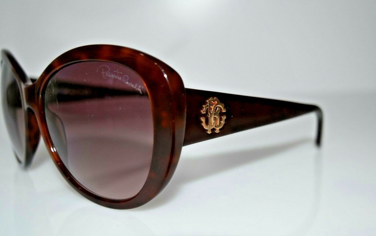 New Roberto Cavalli Authentic Temoe Havana Gold 727S 52F 