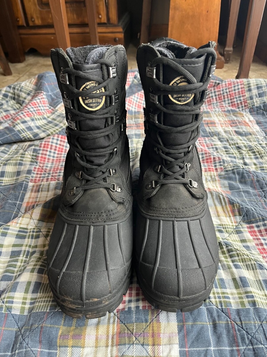 Red Wing Irish Setter Black Hunt Snowhound Boots 2861 Mens  display picture 1