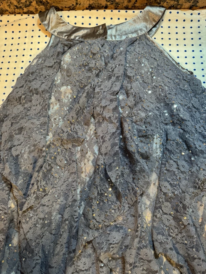 Beautiful And Mint Condition Biscotti Collezioni Sequin Tank Size 7 - Image 3 of 4