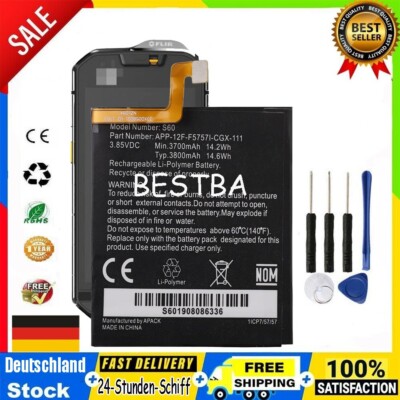 Neuer Li-Polymer 3800mAh Akku S60 für CAT CATERPILLAR S60 APP-12F-F57571-CGX-111