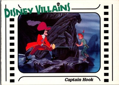 Disney Villains Have a Haunting Halloween Disney Store #2 Captain Hook Card