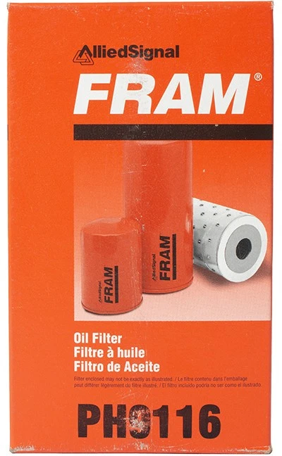 Filtro de aceite de repuesto FRAM para camiones Hino Med/HD 1998-2017 número de pieza PH9116 Foto 3 de 4