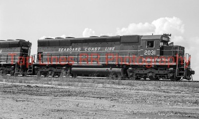 Seaboard Coast Line 2031 SD45 Hamlet NC 29.09.1973 Neu 5x8 Fotos