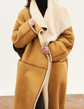 MONTONE ORIGINALE SHEARLING, VINTAGE ANNO 1992. Woman. Raro TG 44 ITA