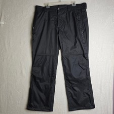 Helly Hansen M's XL Black HellyTech Packable Waterproof Trekking Pants. Sm Flaw 