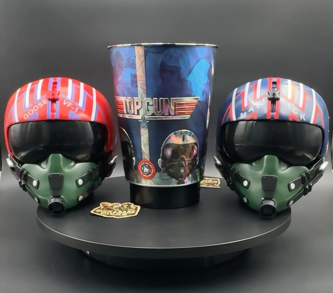 Top Gun 40th Anniversary Maverick Goose Popcorn Buckets, Tin or