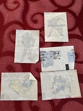 x-men tattoo bubble gum Wrappers With Tattoo Wolverine Beast Magneto Lot OF 5
