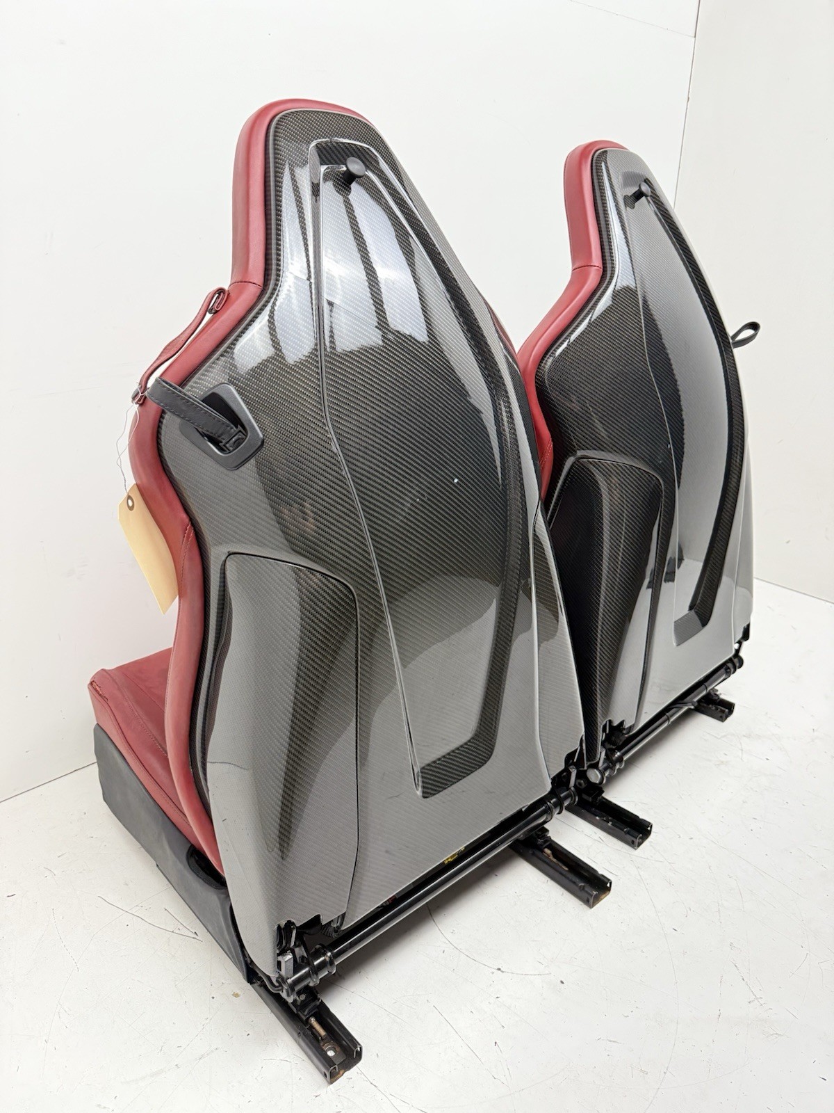 2012-2014 MCLAREN MP4-12C FRONT CARBON MEMORY, HEATED, POWER SEATS OEM